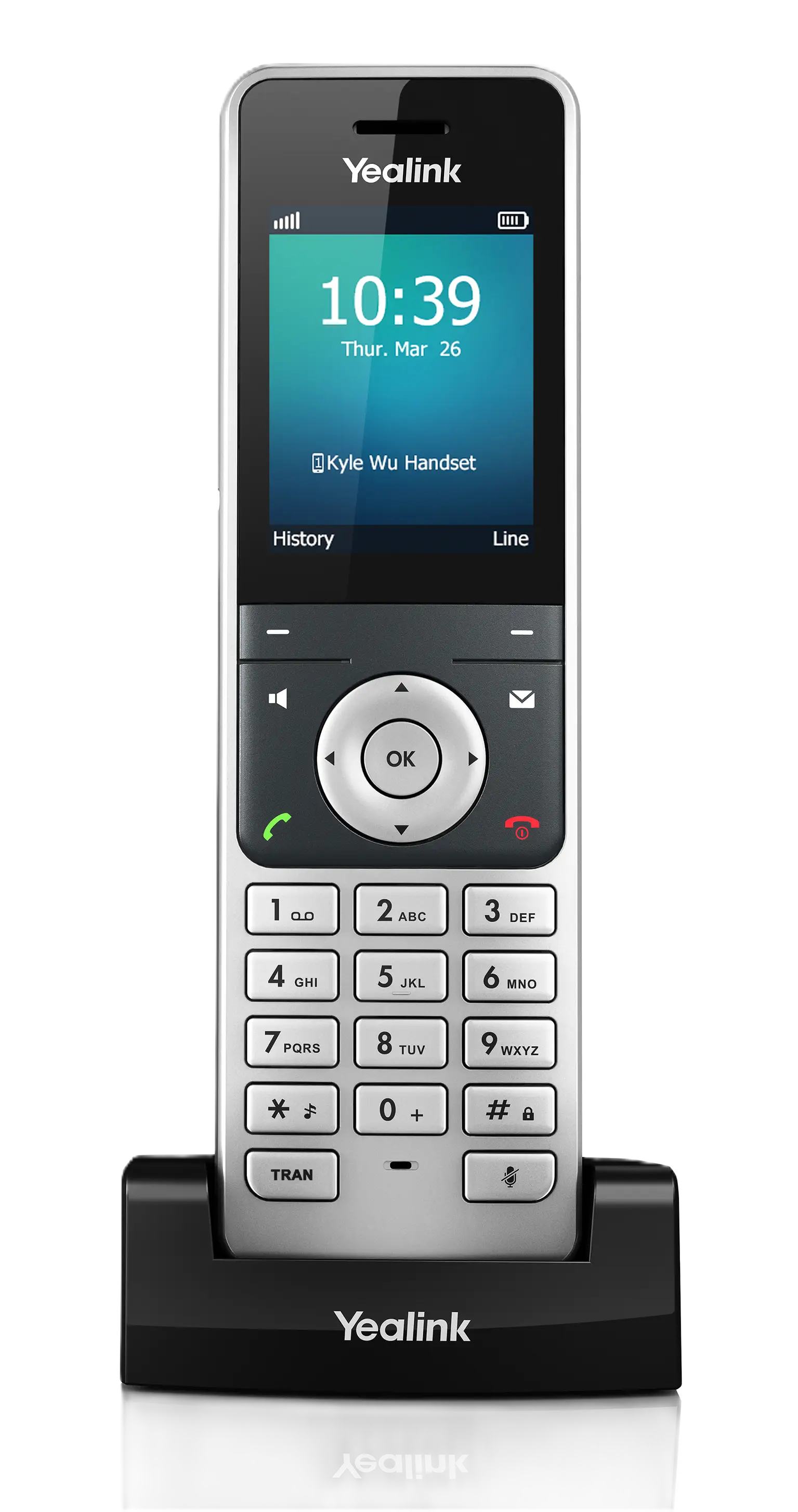 Combiné sans fil DECT Yealink W56H avec écran couleur