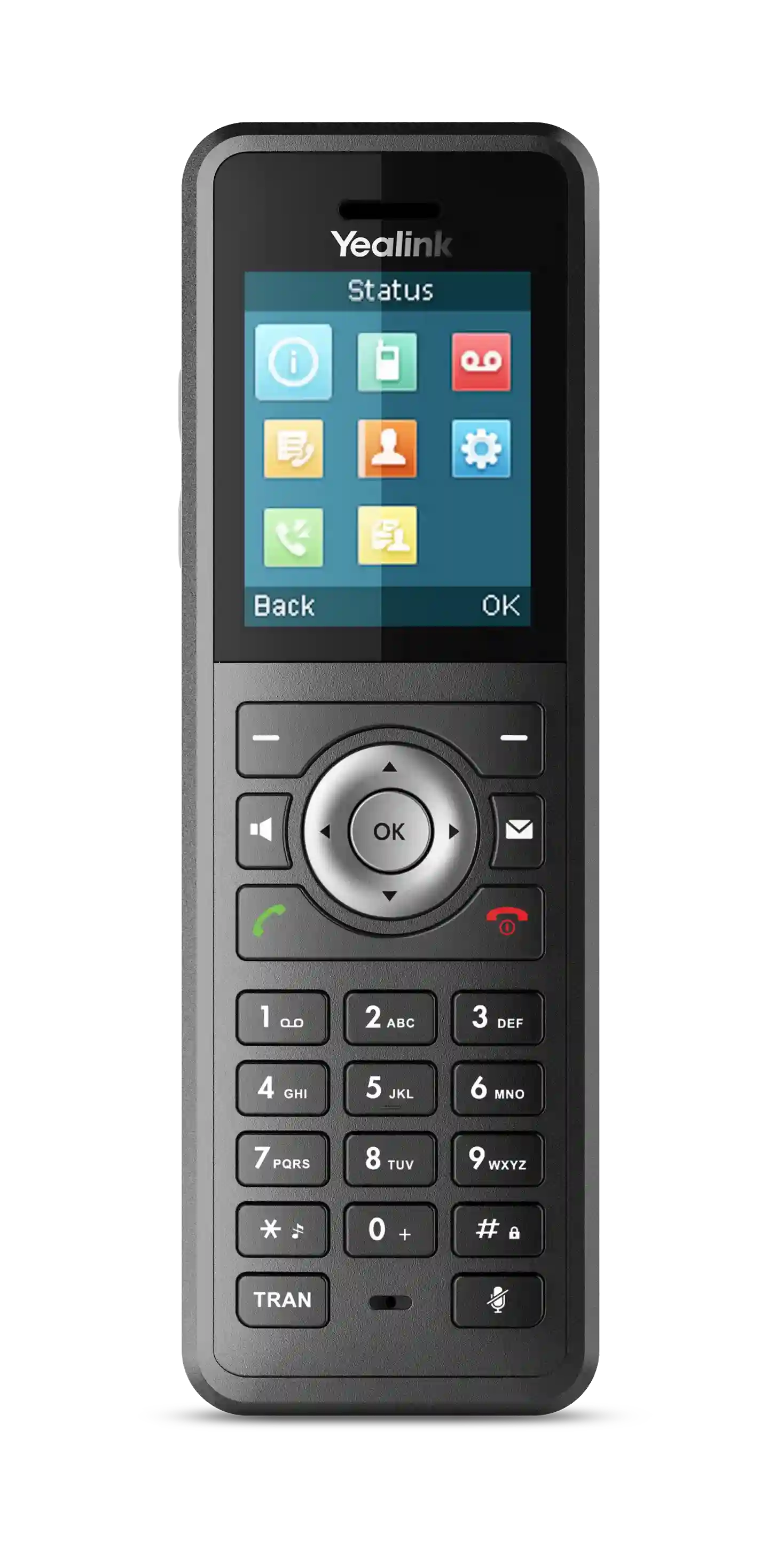 Bouton d'alarme orange sur le combiné Yealink W59R