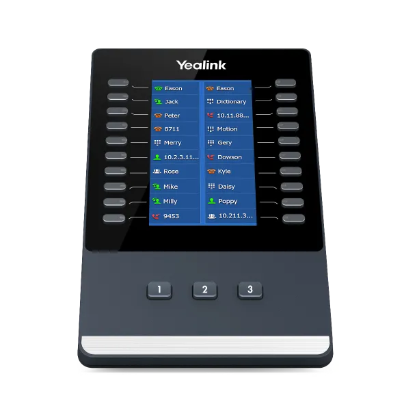 Extension de touches Yealink EXP43 compatible avec les SIP T4 Serie - pour gestion avancée des appels