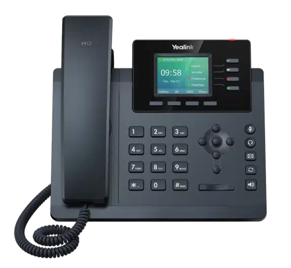 Téléphone IP SIP-T44W de marque Yealink - Leader mondial en fourniture et solution de téléphonie VoIP - Partenaire premium d'EISN