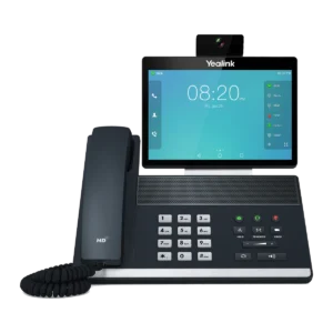 Visiophone IP Yealink SIP-VP59 vu de face, écran tactile 8 pouces