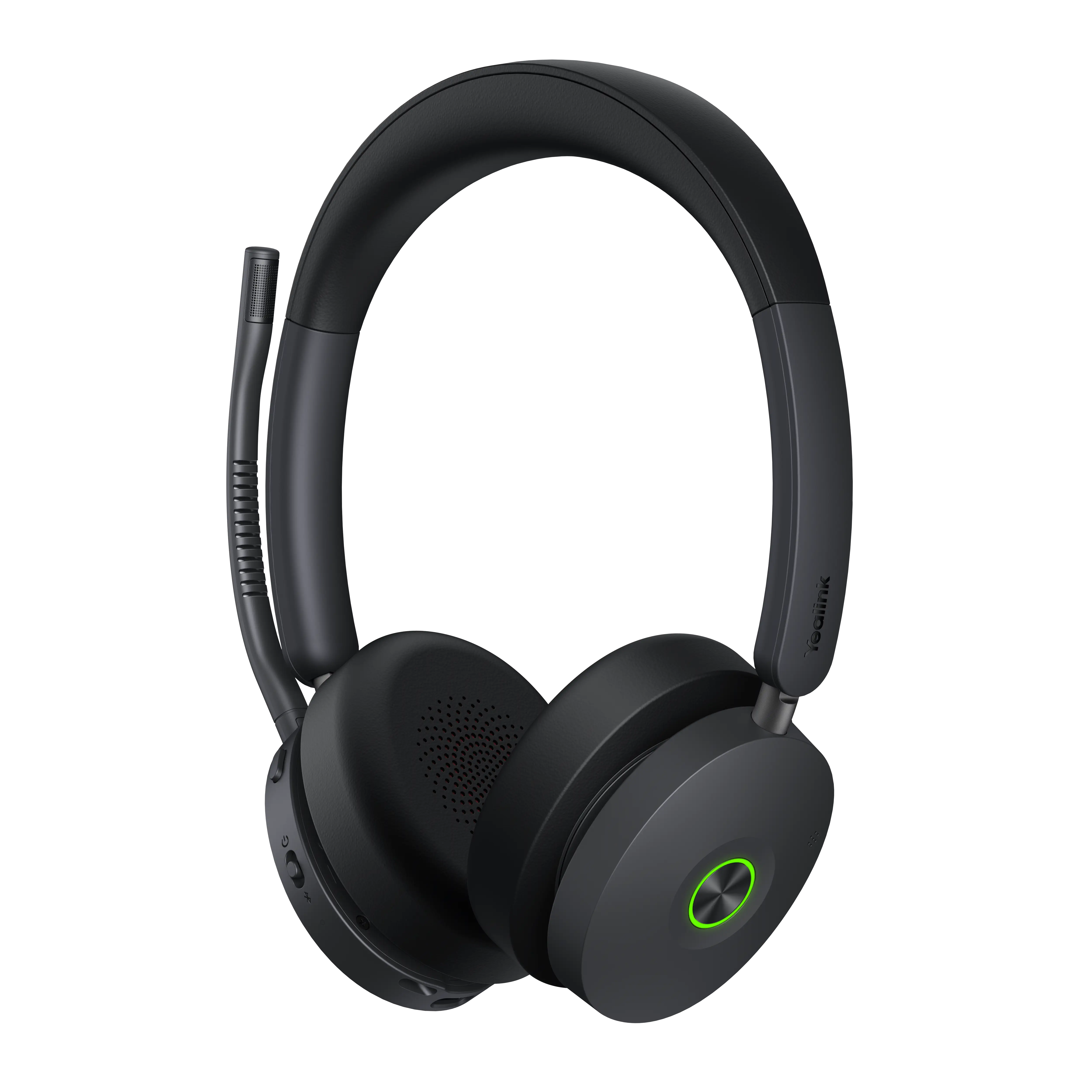 Casque Yealink BH74 noir avec micro rétracté.