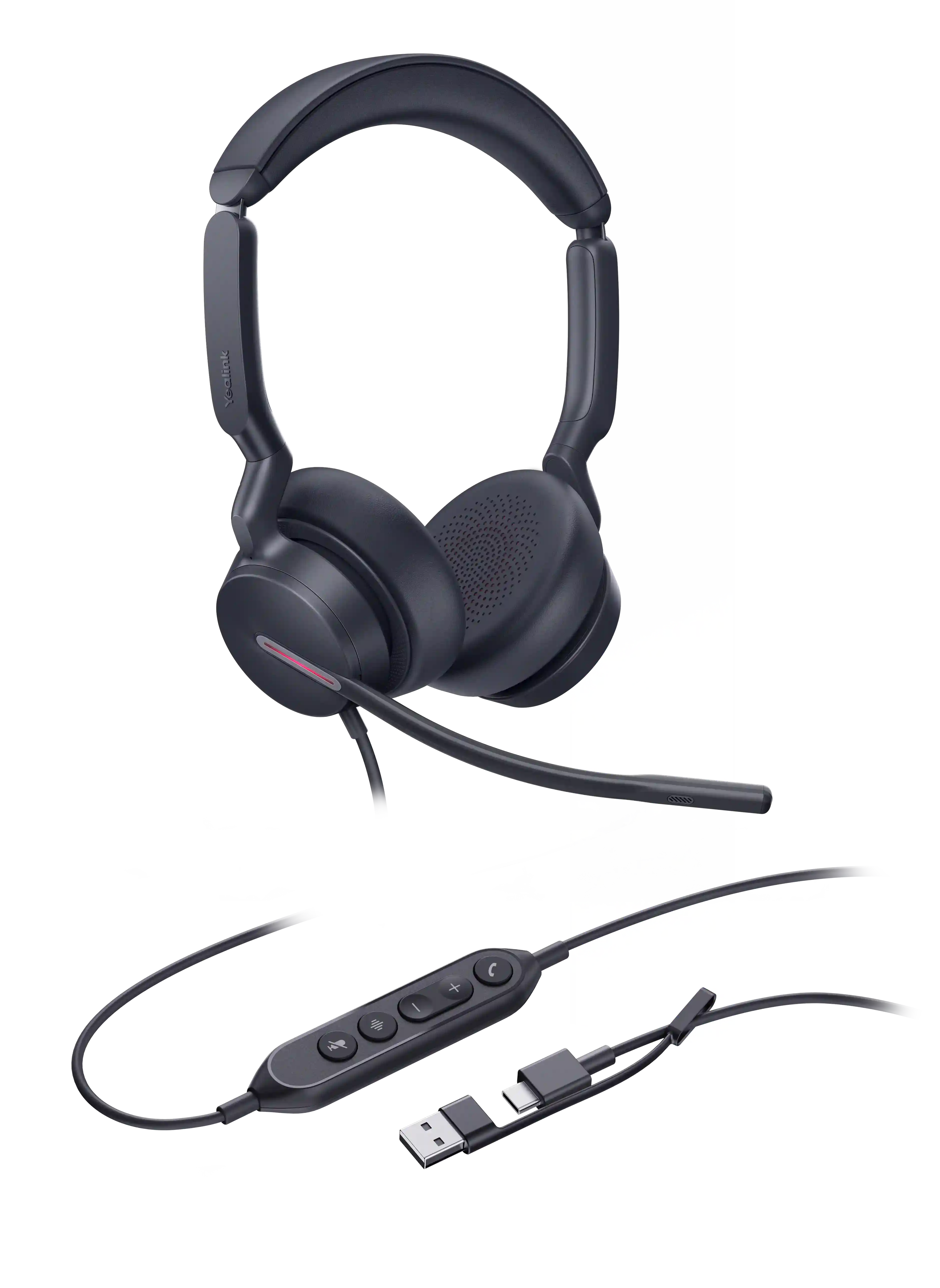 Casque filaire Yealink UH46 Dual stéréo noir
