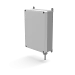Borne DECT extérieure Snom M900 Outdoor IP55. Boîtier étanche gris pour station de base Snom M900.