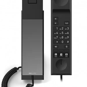 Téléphone analogique hôtelier Snom HD300A noir.