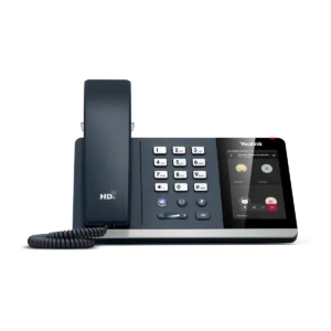 Téléphone Microsoft Teams Yealink MP54 E2 vu de face, écran couleur