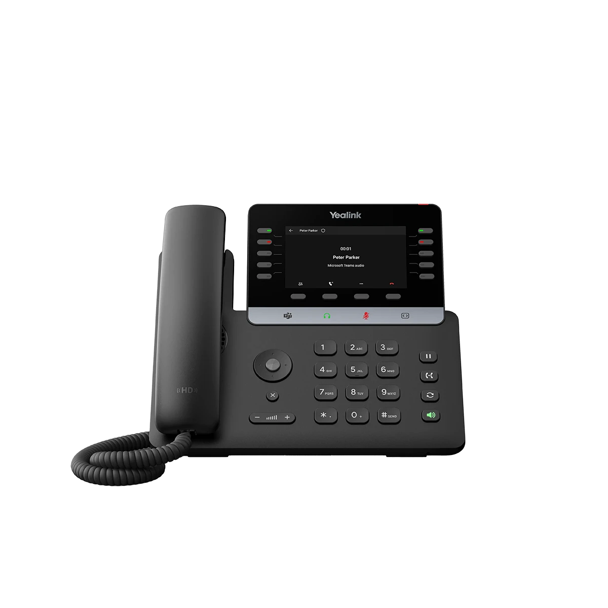 Téléphone Microsoft Teams Yealink MP55 E2 vu de face