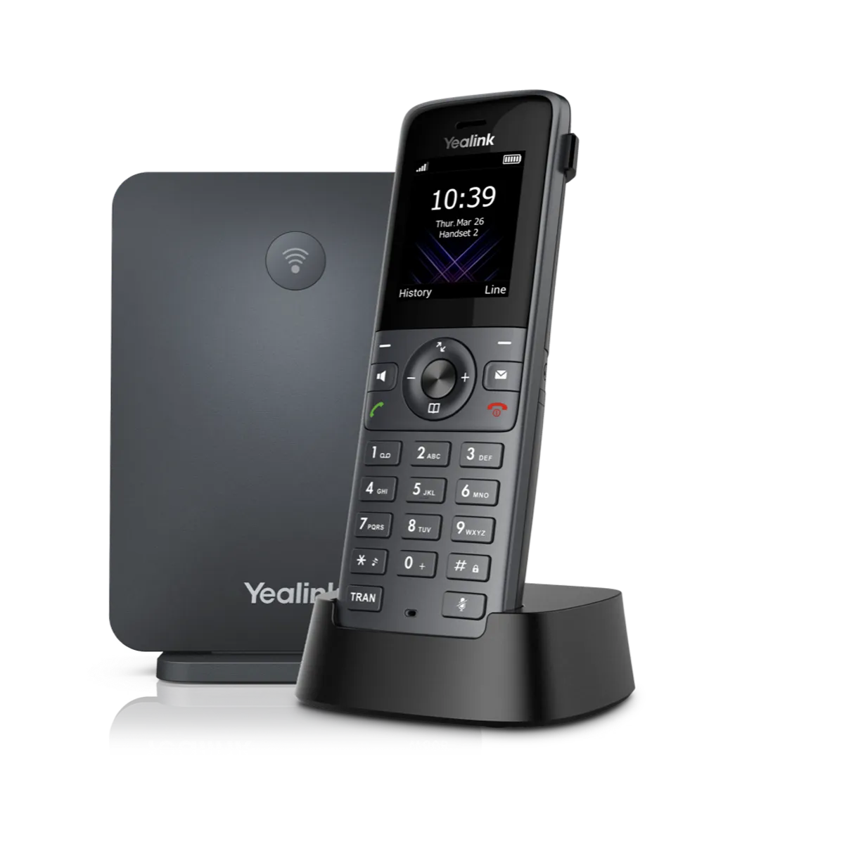 Yealink W73P, base DECT W70B et combiné