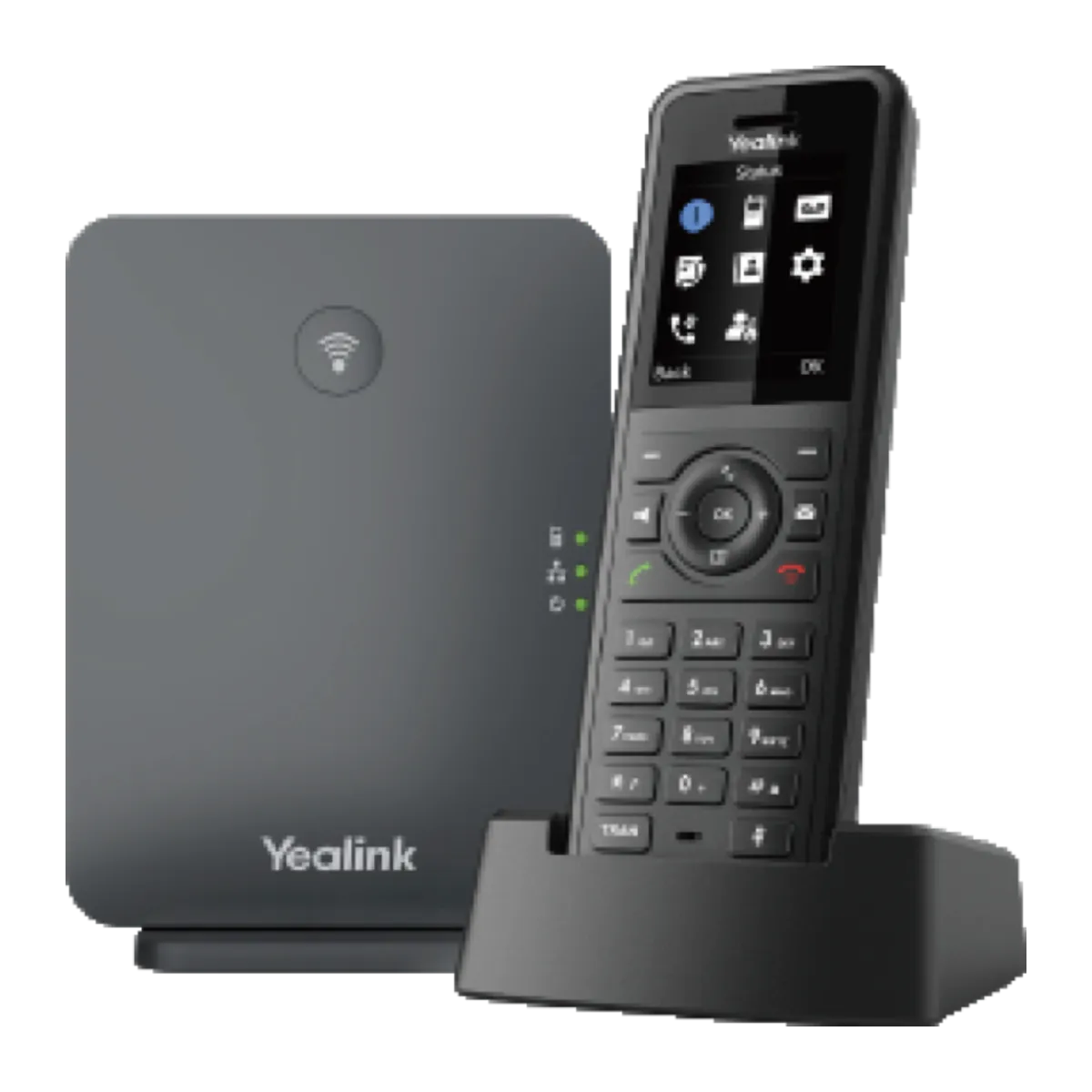 Yealink W77P, base DECT W70B et combiné